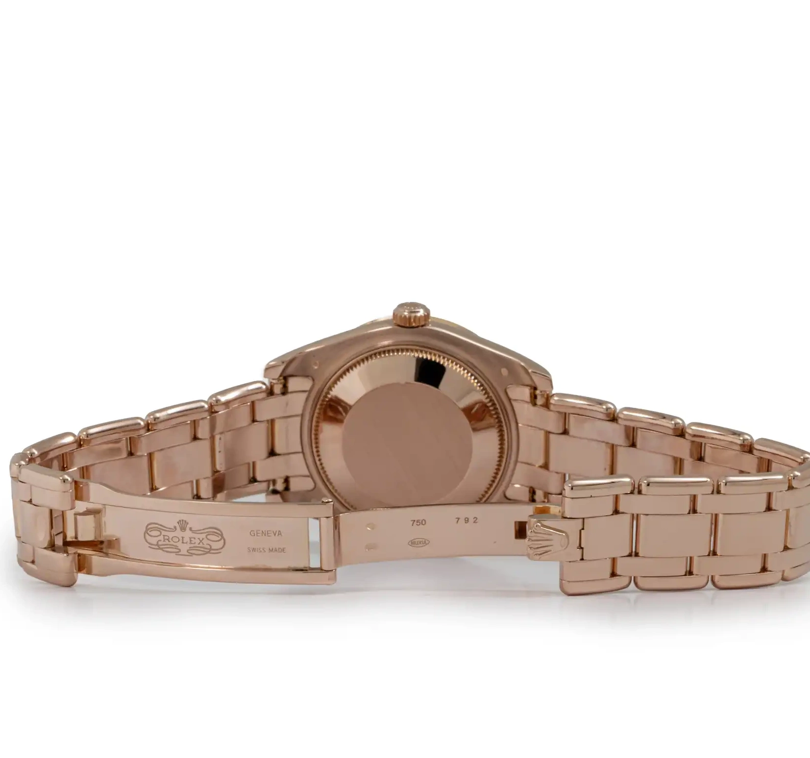 Prestigious Jewelrys Rose Rolex Gold Datejust 81315 0714
